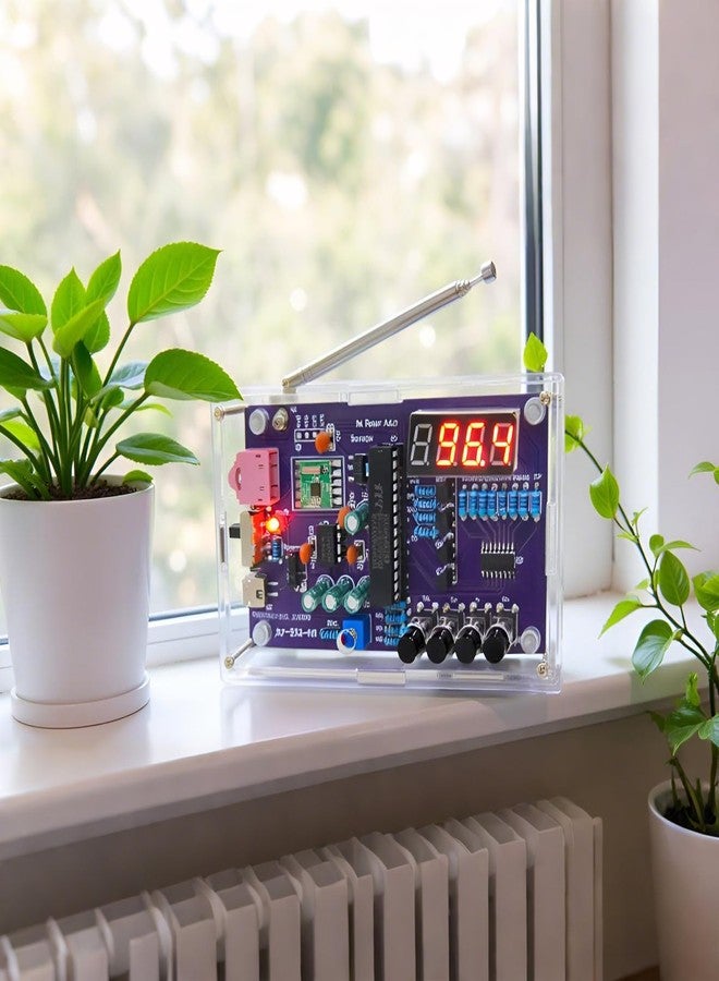 Gikfun FM Radio Kit Soldering Practice Kit DIY School Project FM 87-108MHz with 2 Power Supply Modes, Soldering Learning and Teaching for Beginners, Adults EK1989 - Image 2